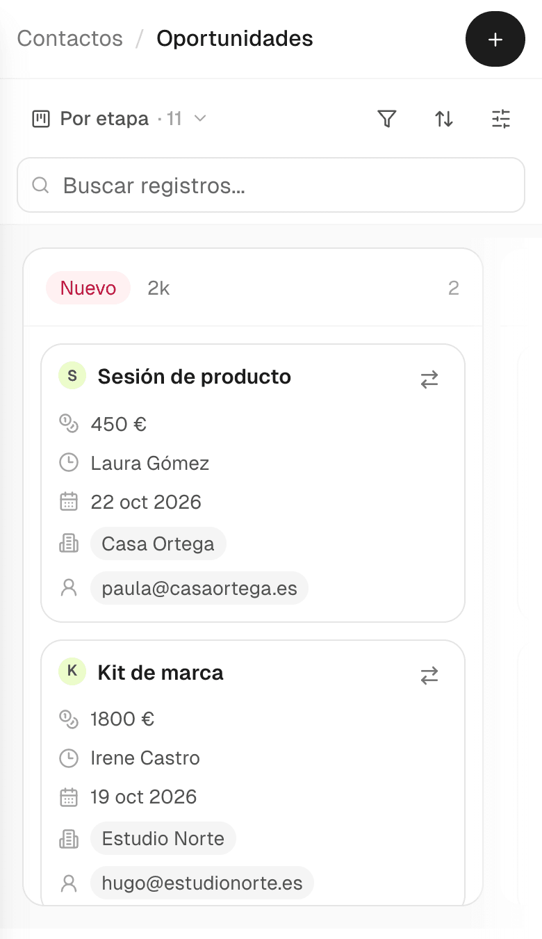 Del prospecto a la conversación